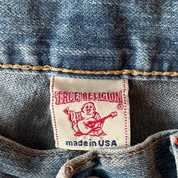 True Religion Men's Light Blue Straight Jeans - Picture 2 of 10